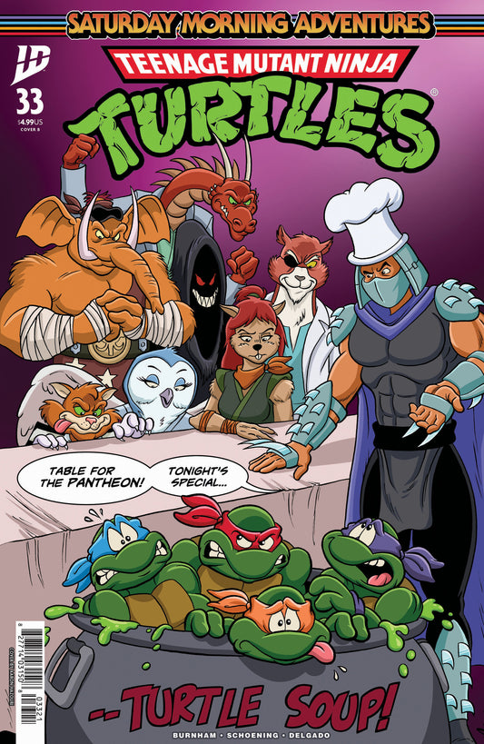 TEENAGE MUTANT NINJA TURTLES: SATURDAY MORNING ADVENTURES #33 VARIANT B (HAZOURI)