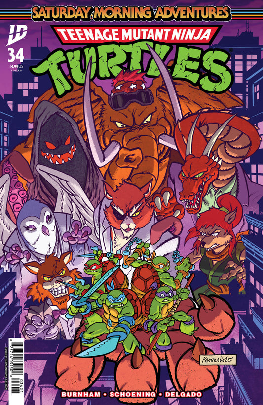 TEENAGE MUTANT NINJA TURTLES: SATURDAY MORNING ADVENTURES #34 VARIANT B (CATALAN)