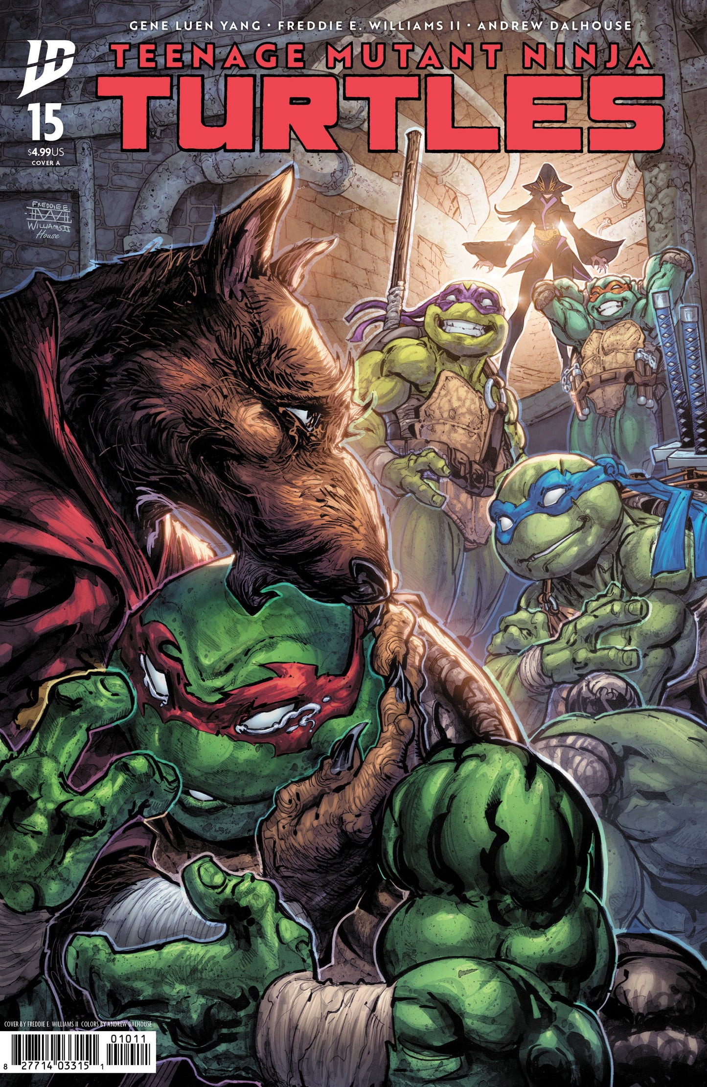 TEENAGE MUTANT NINJA TURTLES #15 COVER A (WILLIAMS II)