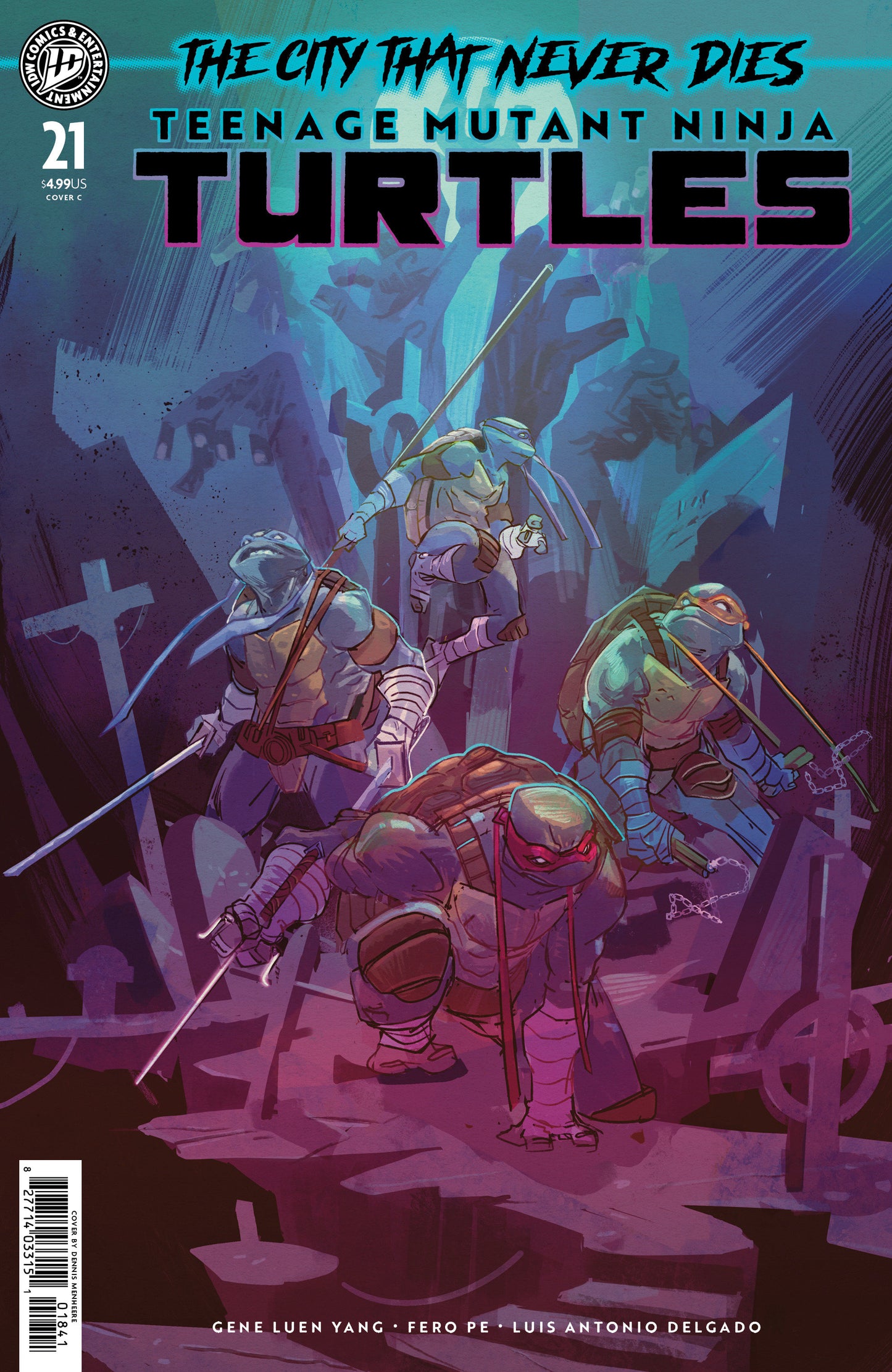 TEENAGE MUTANT NINJA TURTLES #21 VARIANT C (MENHEERE)