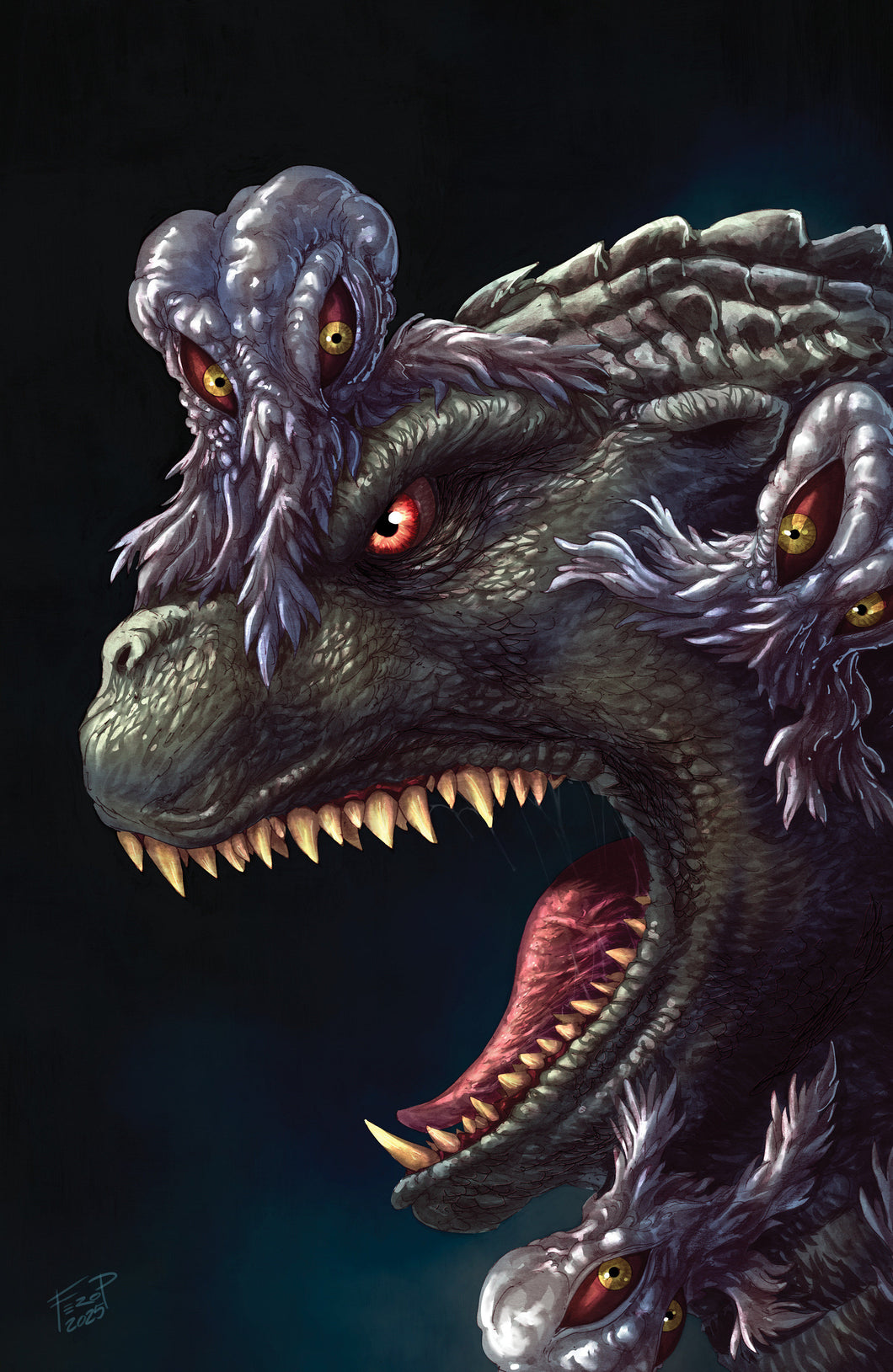GODZILLA: HERE THERE BE ALIENS #2 VARIANT RI (25) (PE FULL ART)