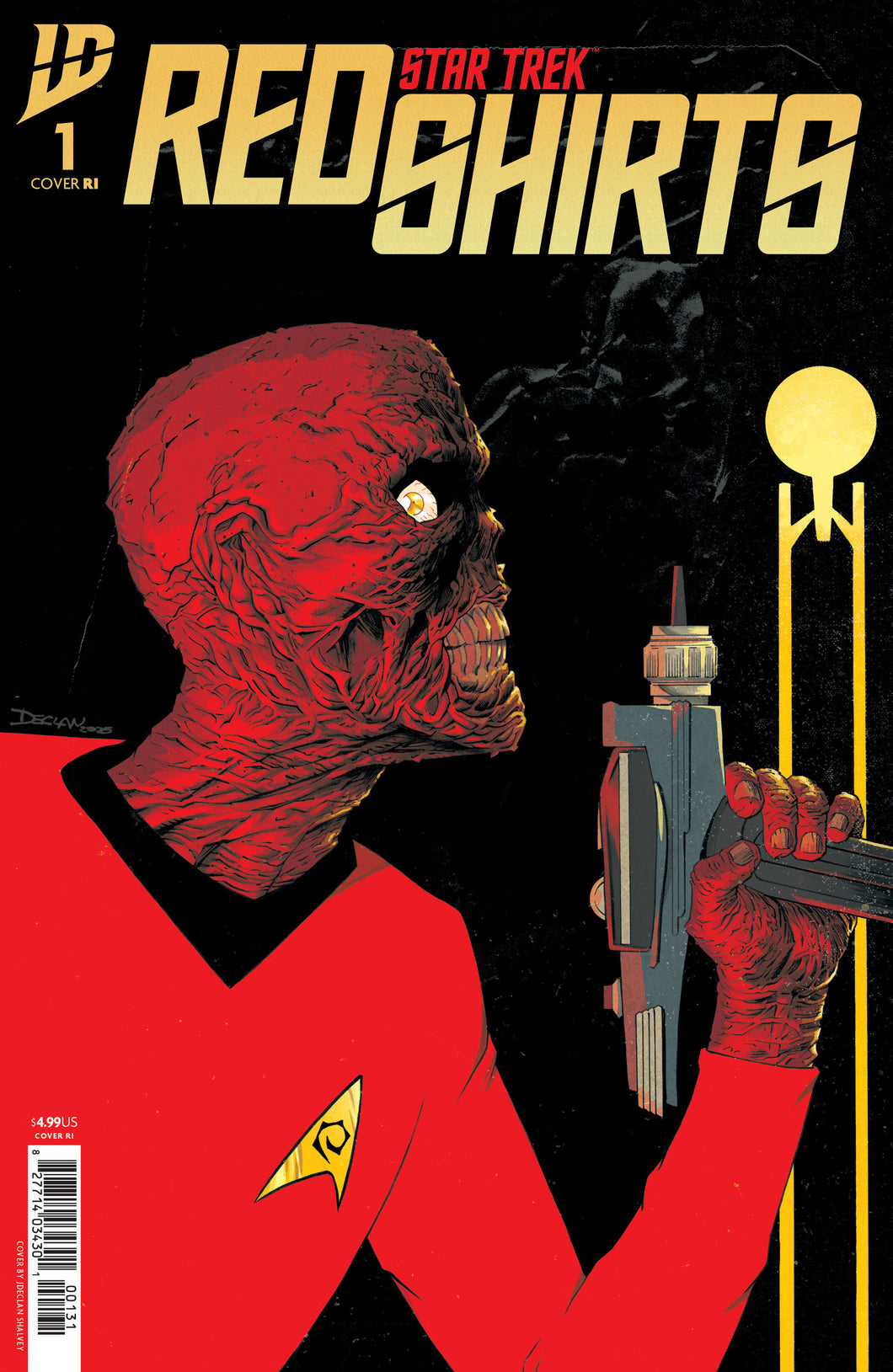 STAR TREK: RED SHIRTS #1 VARIANT RI (25) (SHALVEY)