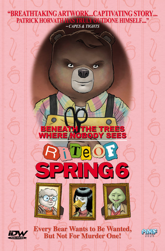 BENEATH THE TREES WHERE NOBODY SEES: RITE OF SPRING #6 VARIANT B (FLEECS MOVIE HOMAGE COVER)