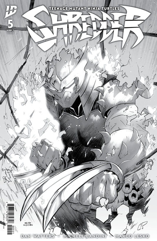 TEENAGE MUTANT NINJA TURTLES: SHREDDER #5 VARIANT RI (25) (KOTIAN B&W)