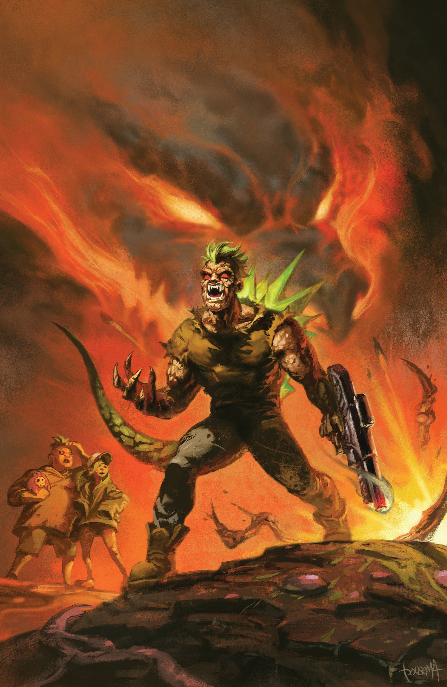 GODZILLA: ESCAPE THE DEADZONE [KAI-SEI ERA] #6 VARIANT RI (25) (BOUSEMA FULL ART)