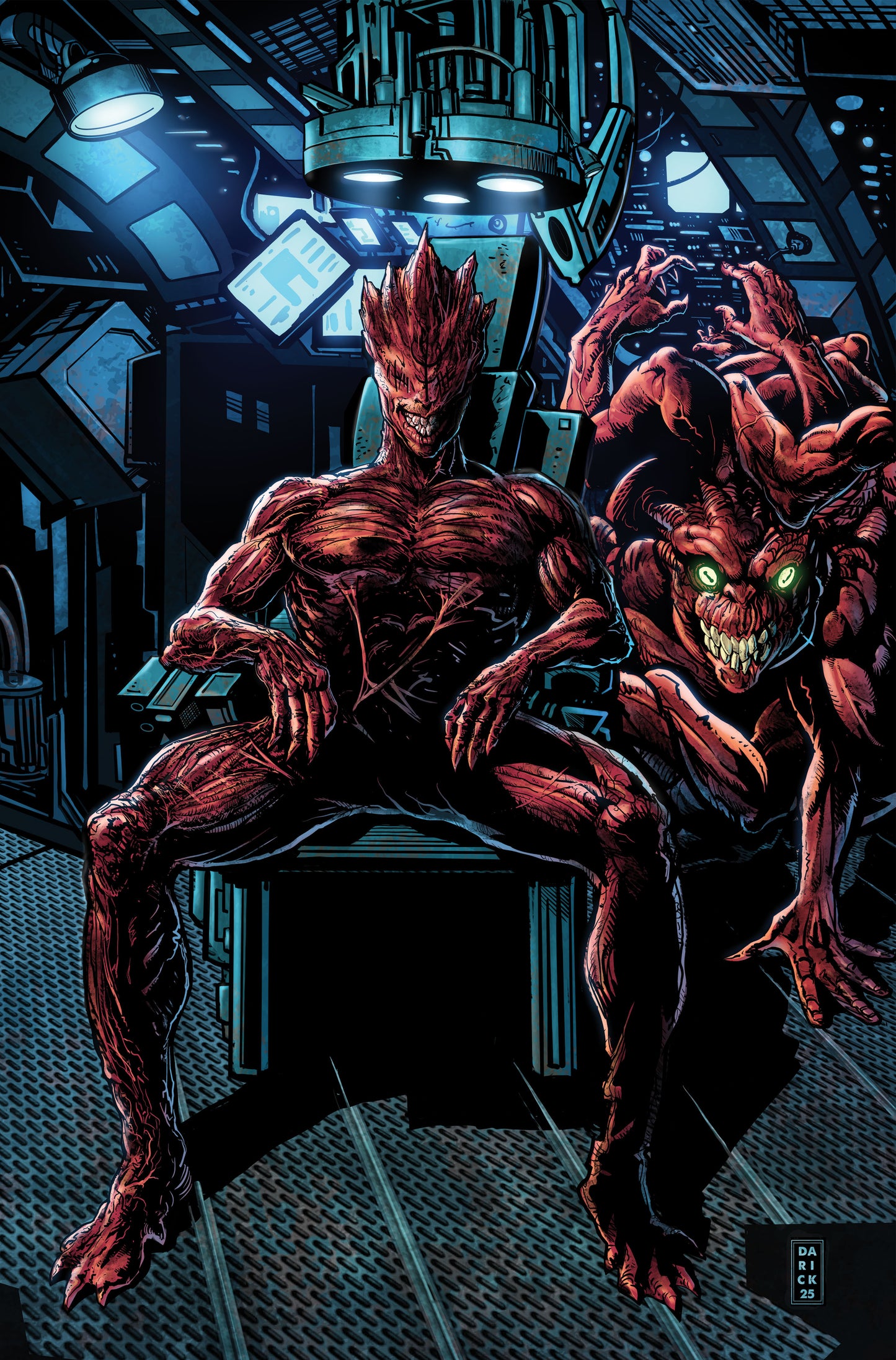 EVENT HORIZON: DARK DESCENT #5 VARIANT RI (15) (ROBERTSON FULL ART)