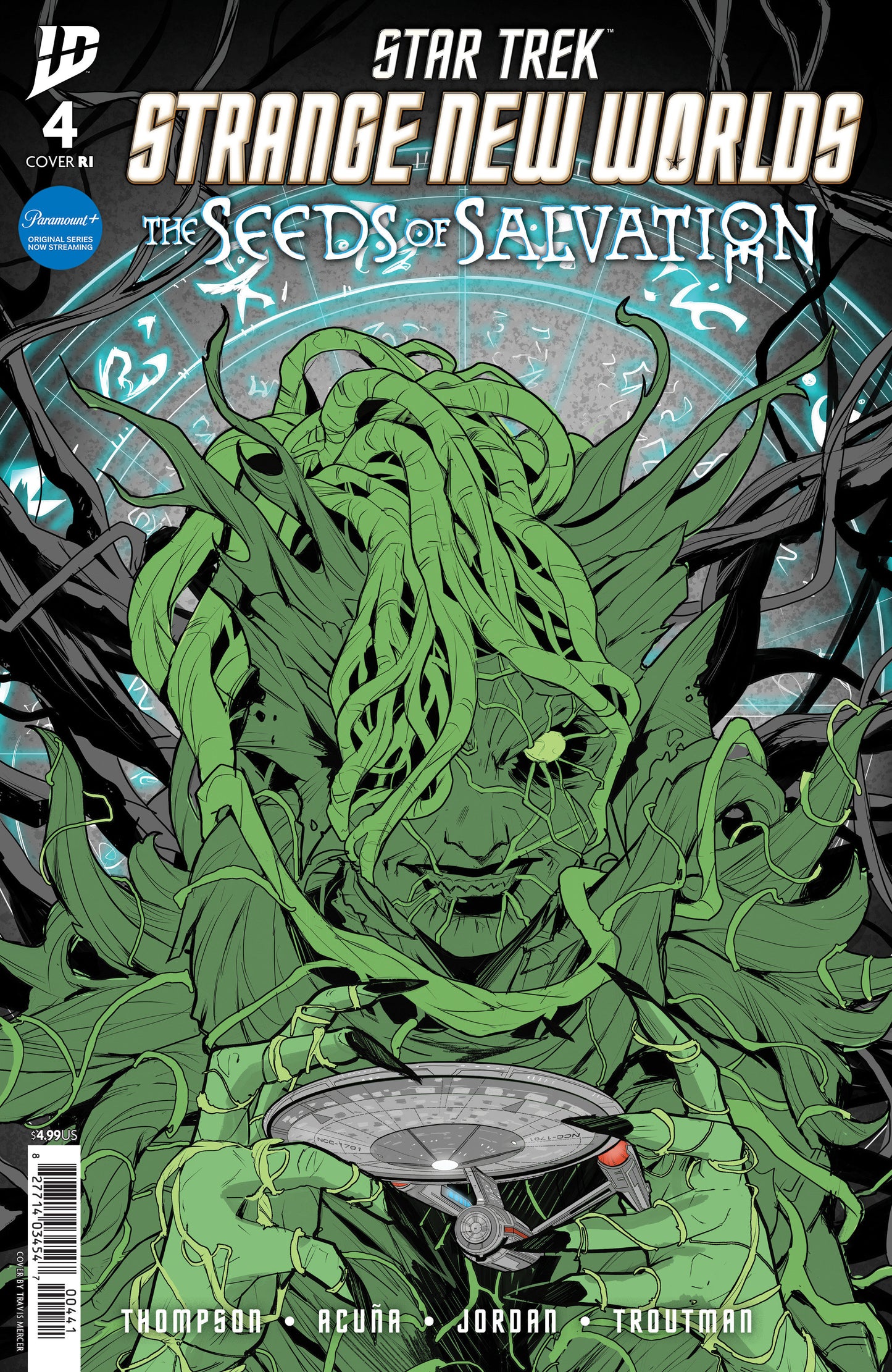 STAR TREK: STRANGE NEW WORLDS--THE SEEDS OF SALVATION #4 VARIANT RI (10) (MERCER B&W)