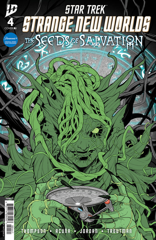 STAR TREK: STRANGE NEW WORLDS--THE SEEDS OF SALVATION #4 VARIANT RI (10) (MERCER B&W)