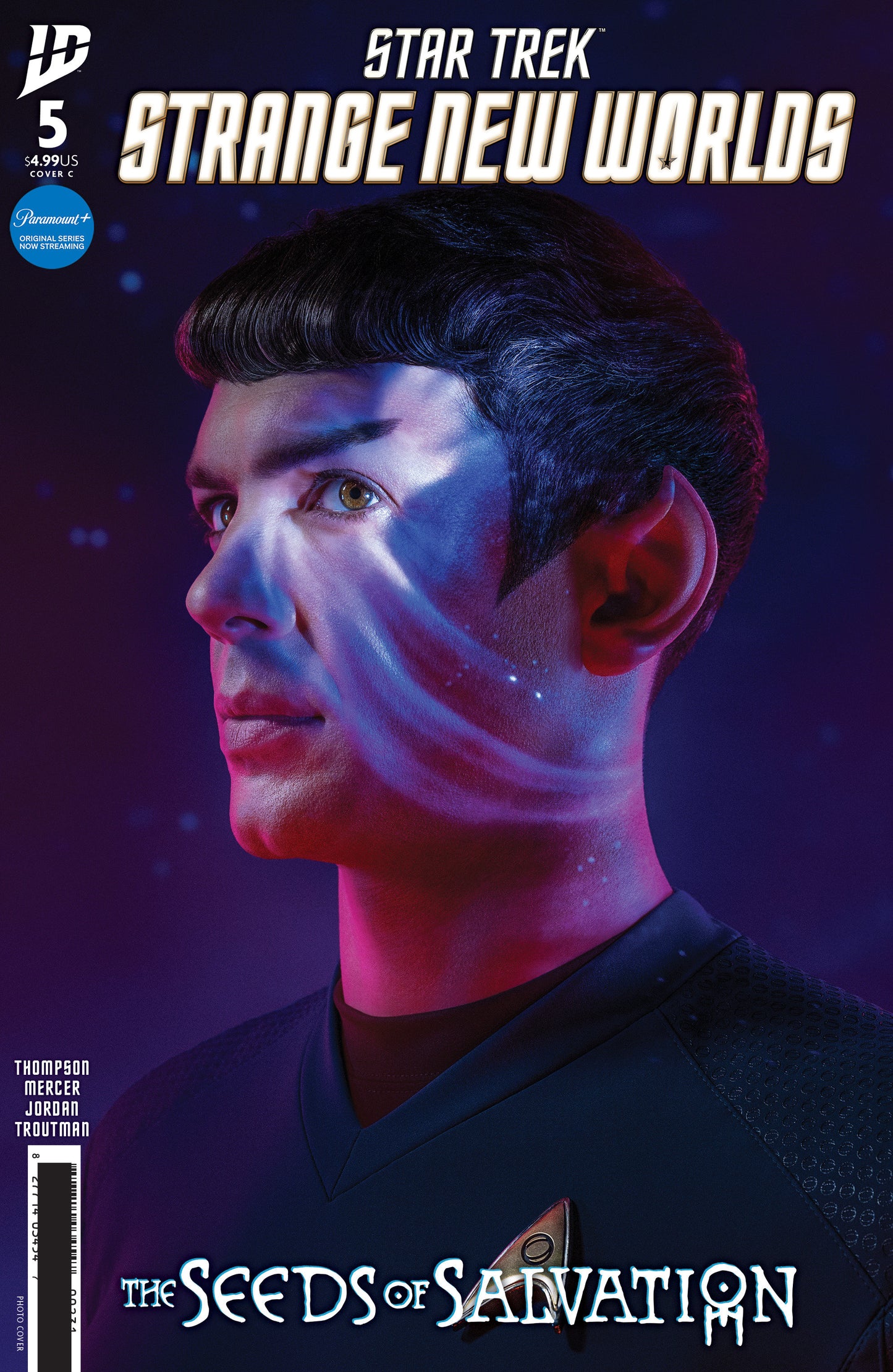 STAR TREK: STRANGE NEW WORLDS--THE SEEDS OF SALVATION #5 VARIANT C (PHOTO VARIANT)