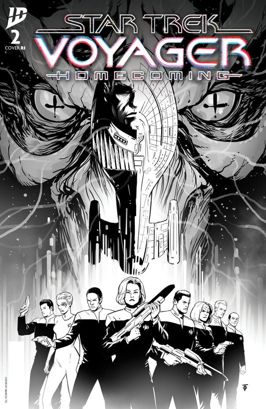 STAR TREK: VOYAGER--HOMECOMING #2 VARIANT RI (10) (TO B&W)