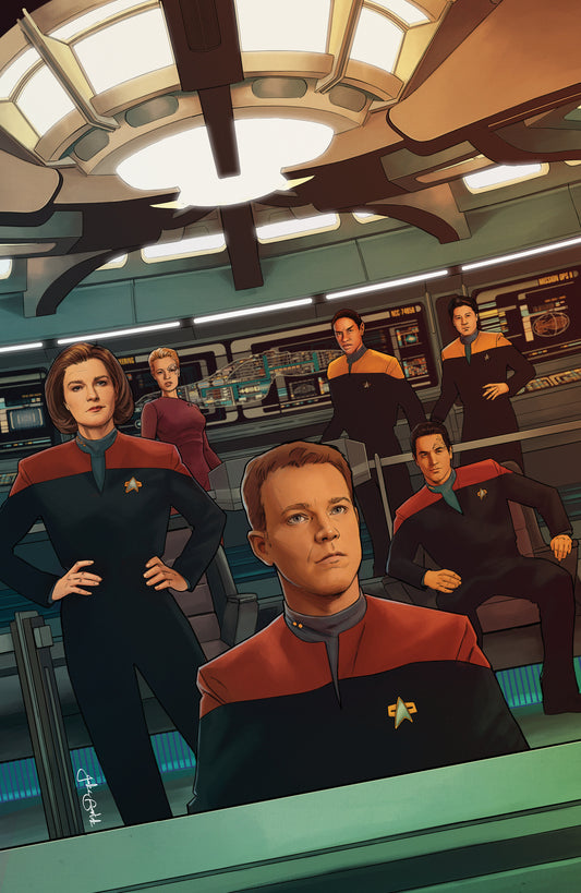 STAR TREK: VOYAGER--HOMECOMING #4 VARIANT RI (10) (BARTOK FULL ART)