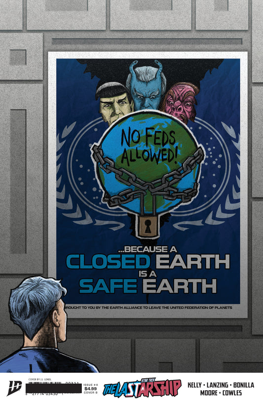 STAR TREK: THE LAST STARSHIP #4 VARIANT B (LENDL)