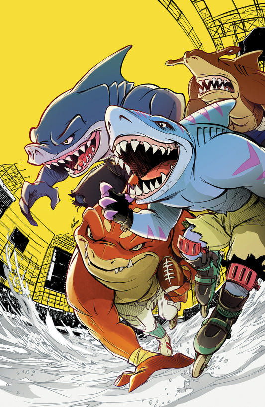 STREET SHARKS #3 VARIANT RI (25) (SANTTOS FULL ART)