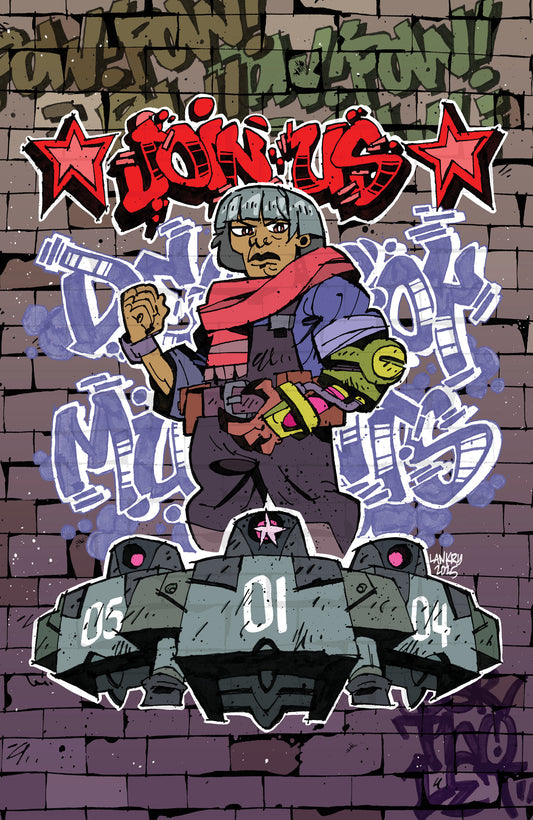 TALES OF THE TEENAGE MUTANT NINJA TURTLES #3 VARIANT RI (25) (LANKRY MURAL FULL ART)