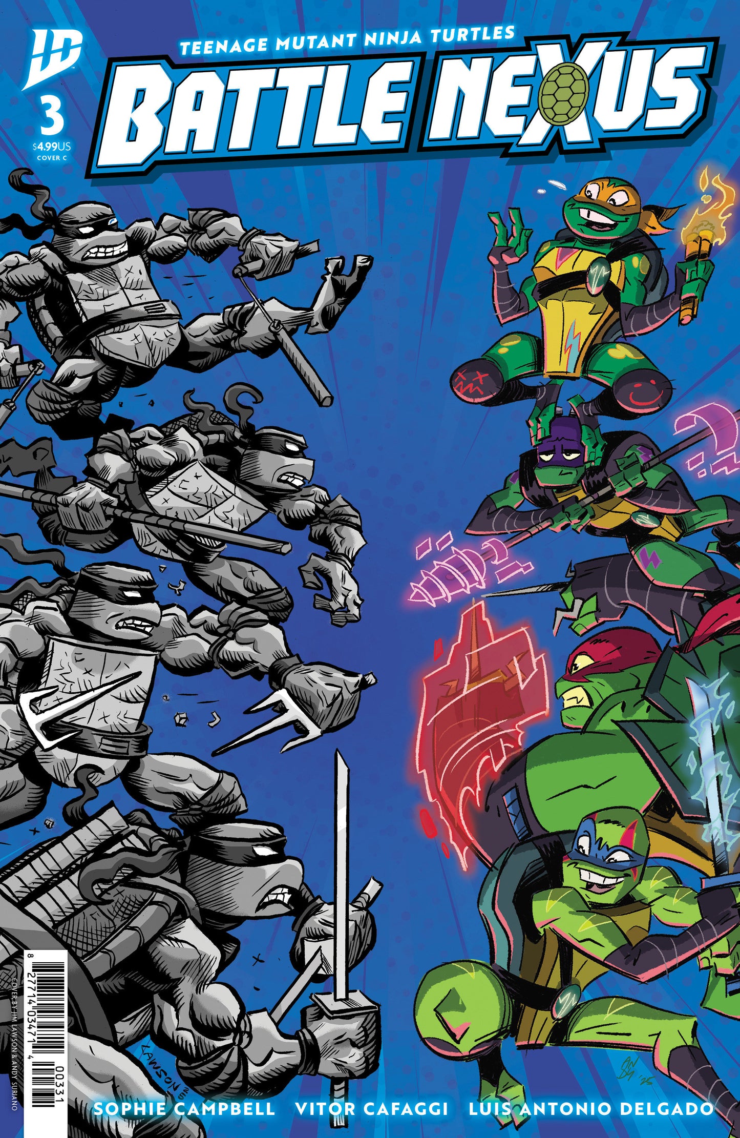 TEENAGE MUTANT NINJA TURTLES: BATTLE NEXUS #3 VARIANT C (LAWSON & SURIANO)