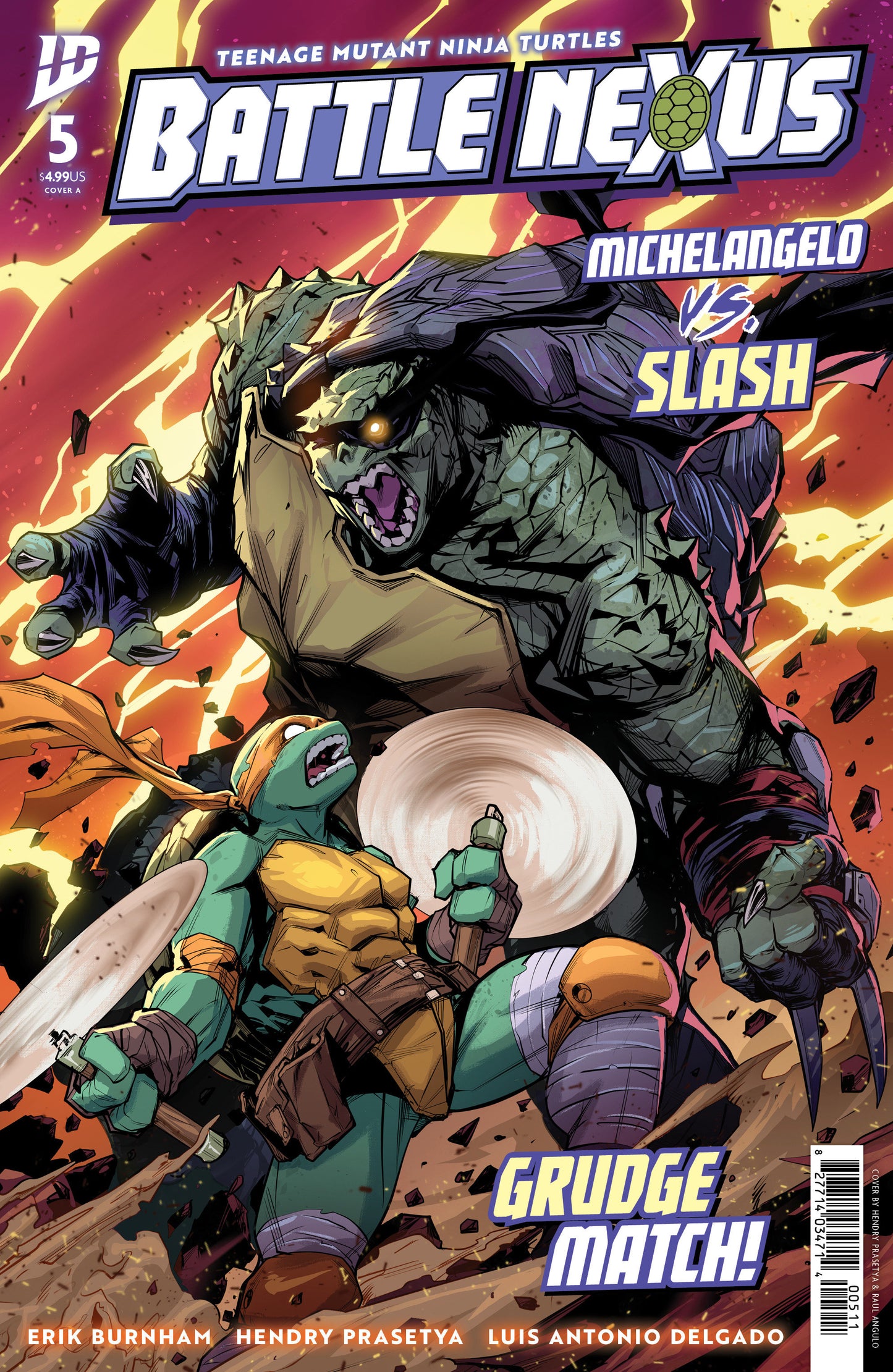 TEENAGE MUTANT NINJA TURTLES: BATTLE NEXUS #5 COVER A (PRASETYA)