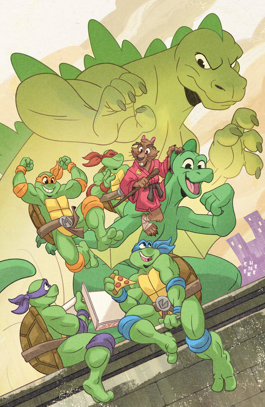 TEENAGE MUTANT NINJA TURTLES X GODZILLA #1 VARIANT RI (50) (GALLOWAY FULL ART)