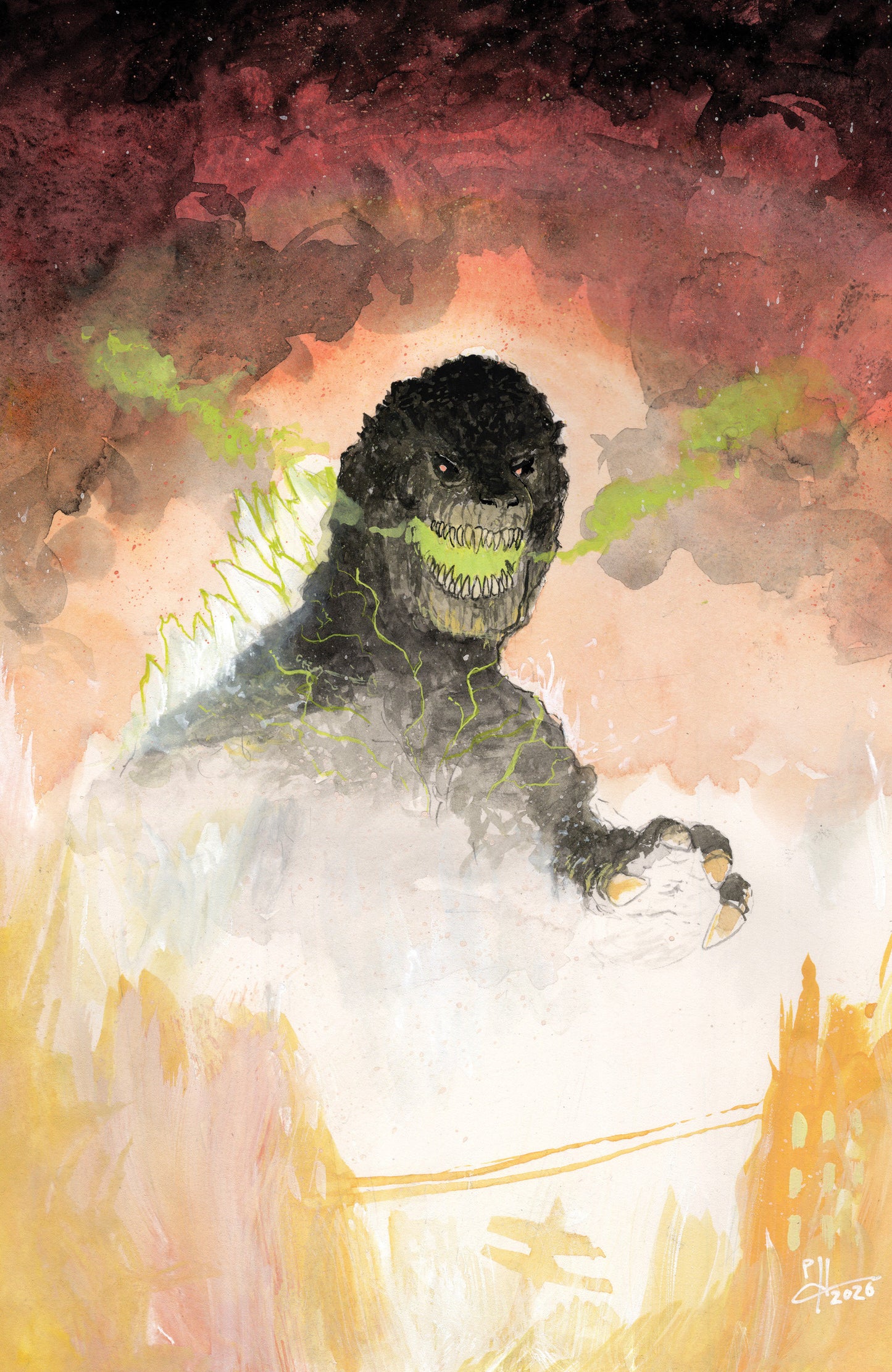 THE HORROR OF GODZILLA [KAI-SEI ERA] #1 VARIANT RI (25) (HORVATH FULL ART)