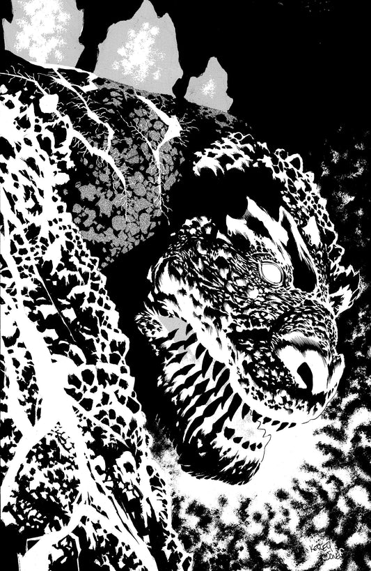 THE HORROR OF GODZILLA [KAI-SEI ERA] #1 VARIANT RI (50) (JONES B&W FULL ART)
