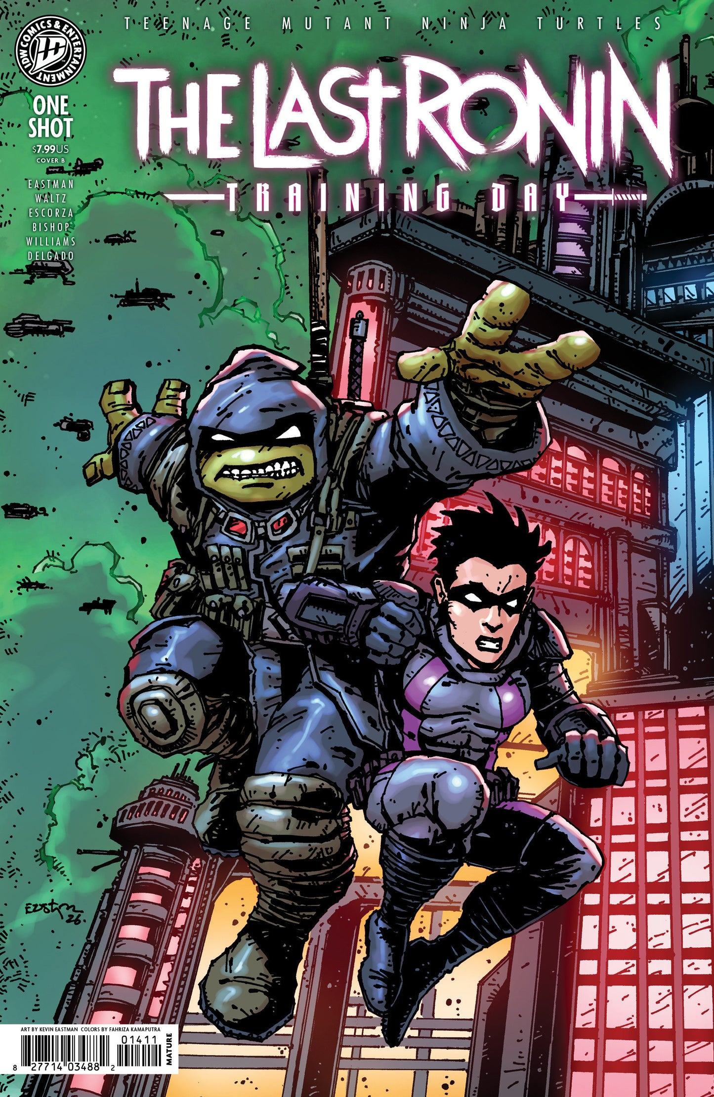 TEENAGE MUTANT NINJA TURTLES: THE LAST RONIN--TRAINING DAY VARIANT B (EASTMAN)