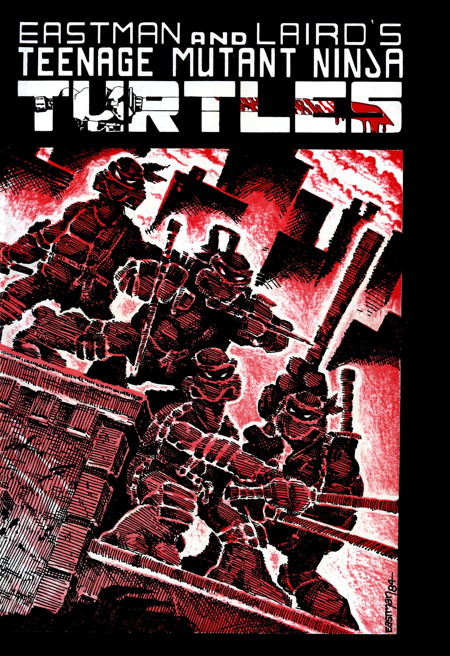 TEENAGE MUTANT NINJA TURTLES: MIRAGE FACSIMILE #1 VARIANT B FOIL (EASTMAN & LAIRD)
