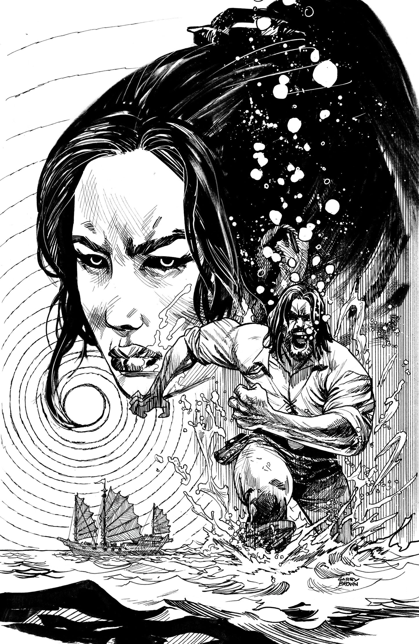 BRZRKR: THE BLEEDING TIDE #1 L UNLIMITED VAR (FULL ART, BROWN)