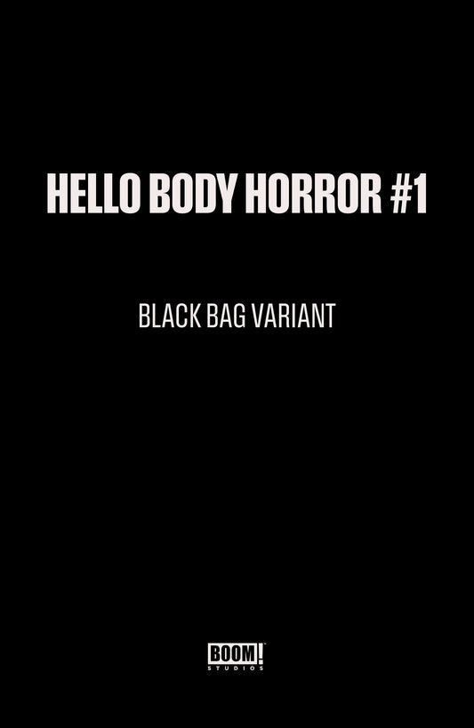HELLO BODY HORROR #1 C BLACK BAG VARIANT (DRESSED, BLACK BAG, WAYSHAK)
