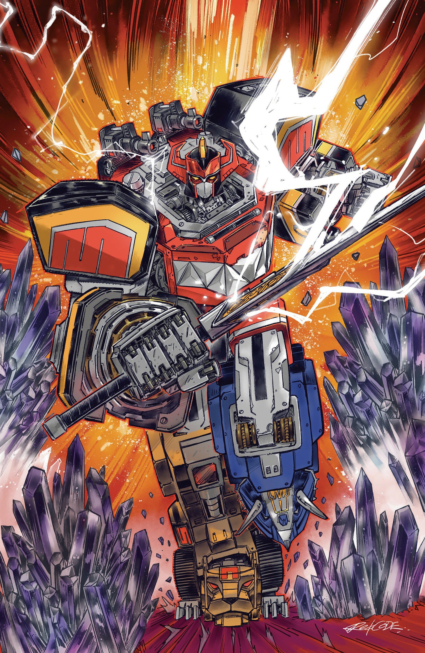 MIGHTY MORPHIN POWER RANGERS (2026) #2 G 1:20 INCV (FULL ART, REDCODE)
