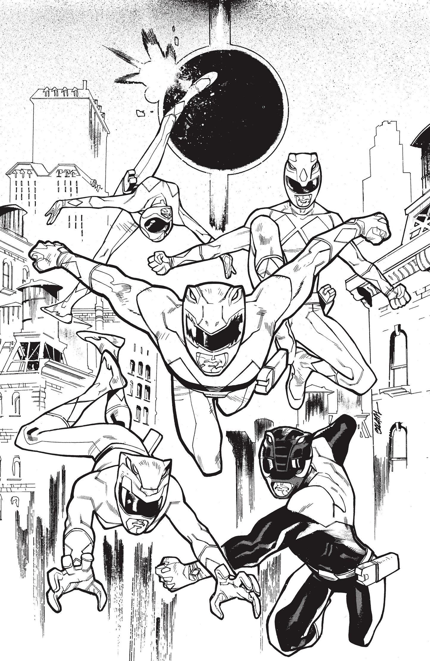 MIGHTY MORPHIN POWER RANGERS (2026) #2 H 1:25 INCV (FULL ART, BALÁM)