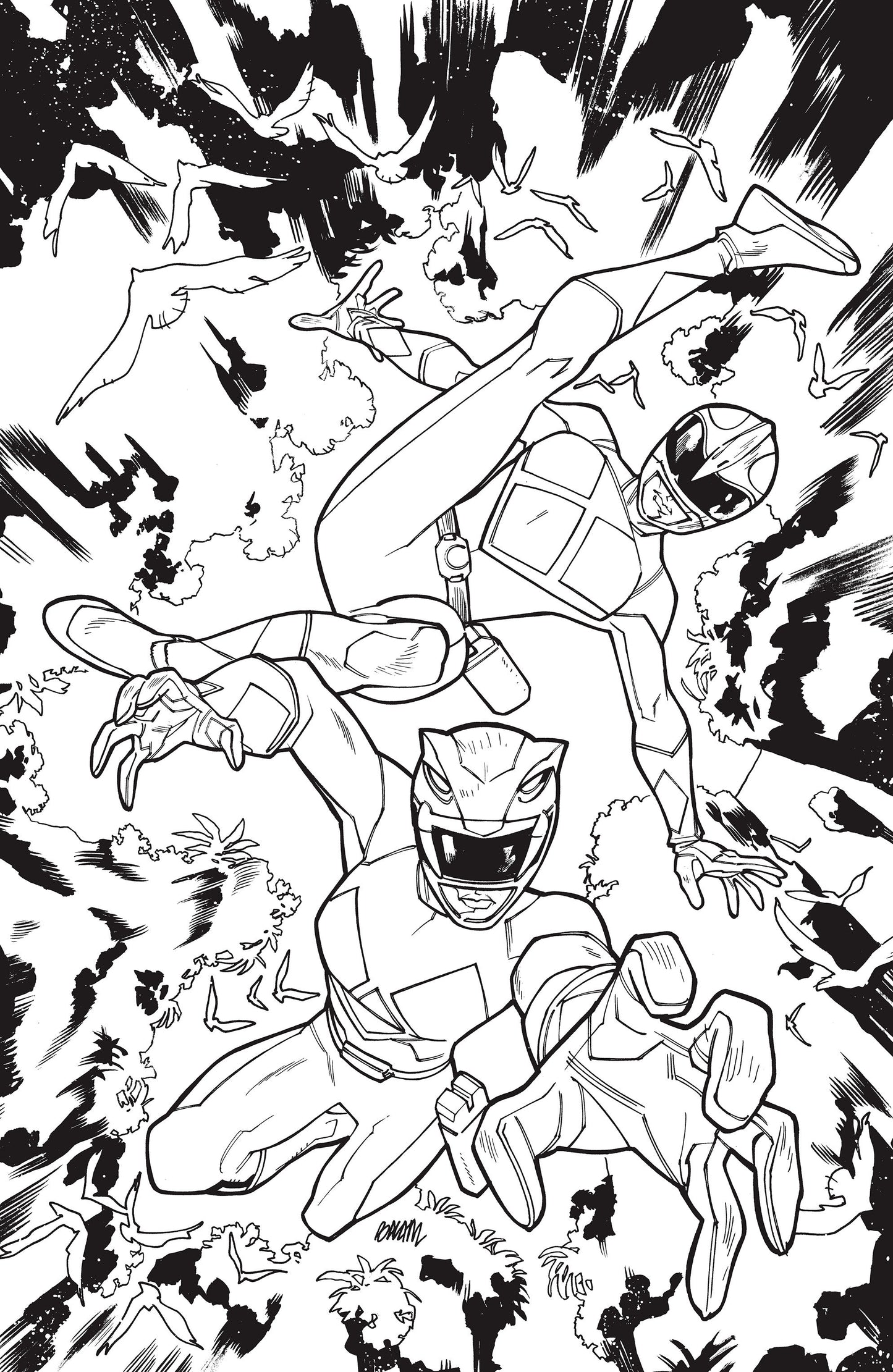 MIGHTY MORPHIN POWER RANGERS (2026) #3 H 1:25 INCV VARIANT (FULL ART, BALÁM)