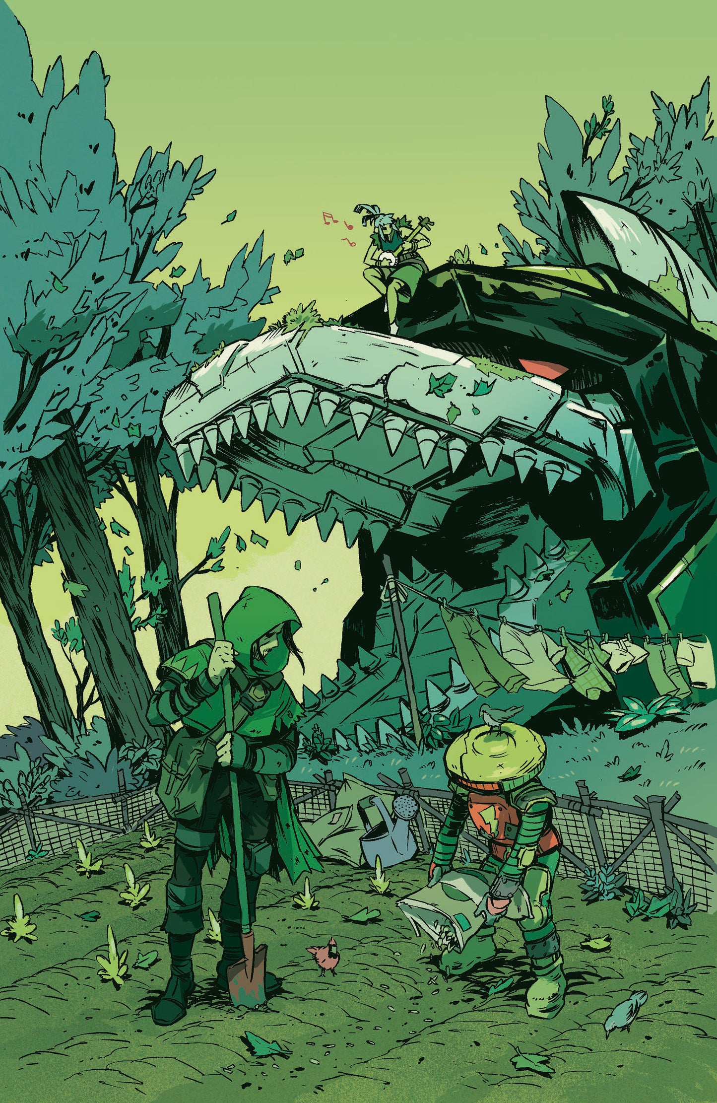 POWER RANGERS GREEN #1 I 1:25 INCV VARIANT (FULL ART, ONO)