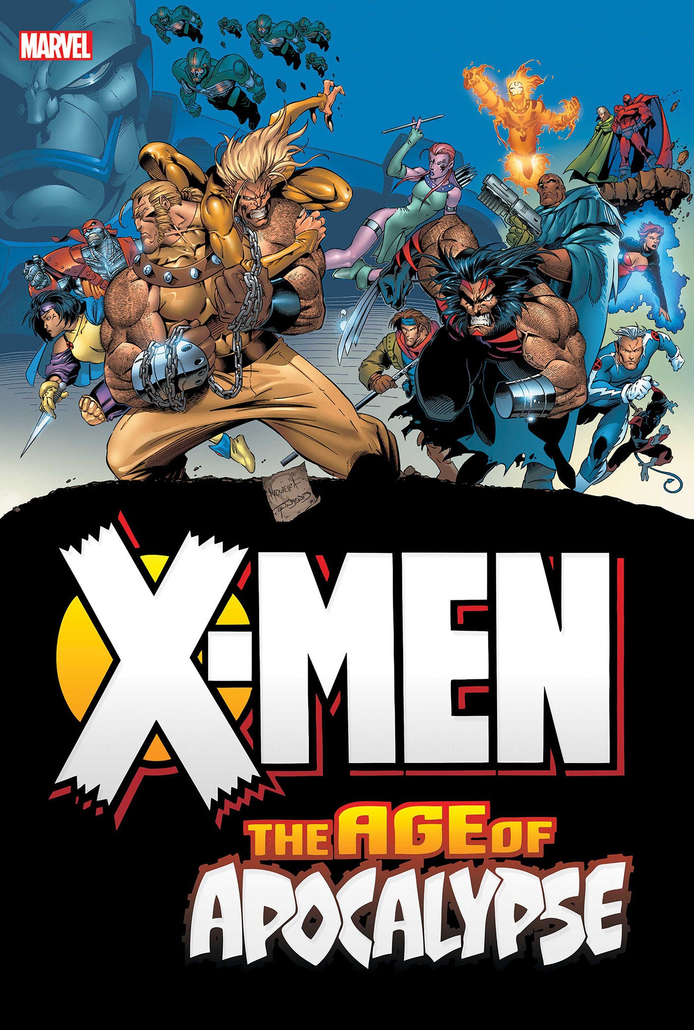 X-MEN: AGE OF APOCALYPSE OMNIBUS JOE MADUREIRA COVER [NEW PRINTING 3, DM ONLY]