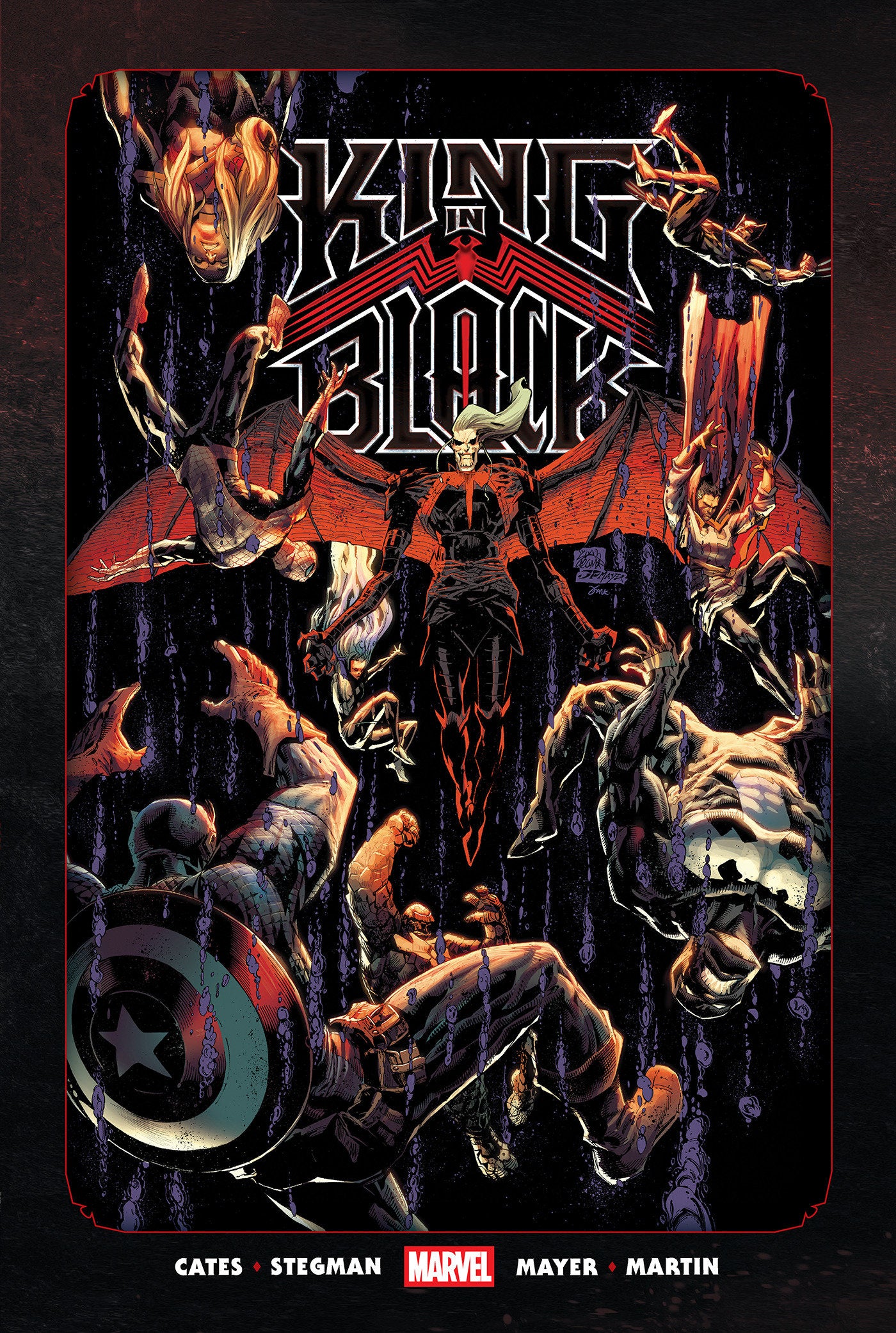 KING IN BLACK OMNIBUS RYAN STEGMAN FALL COVER [NEW PRINTING]