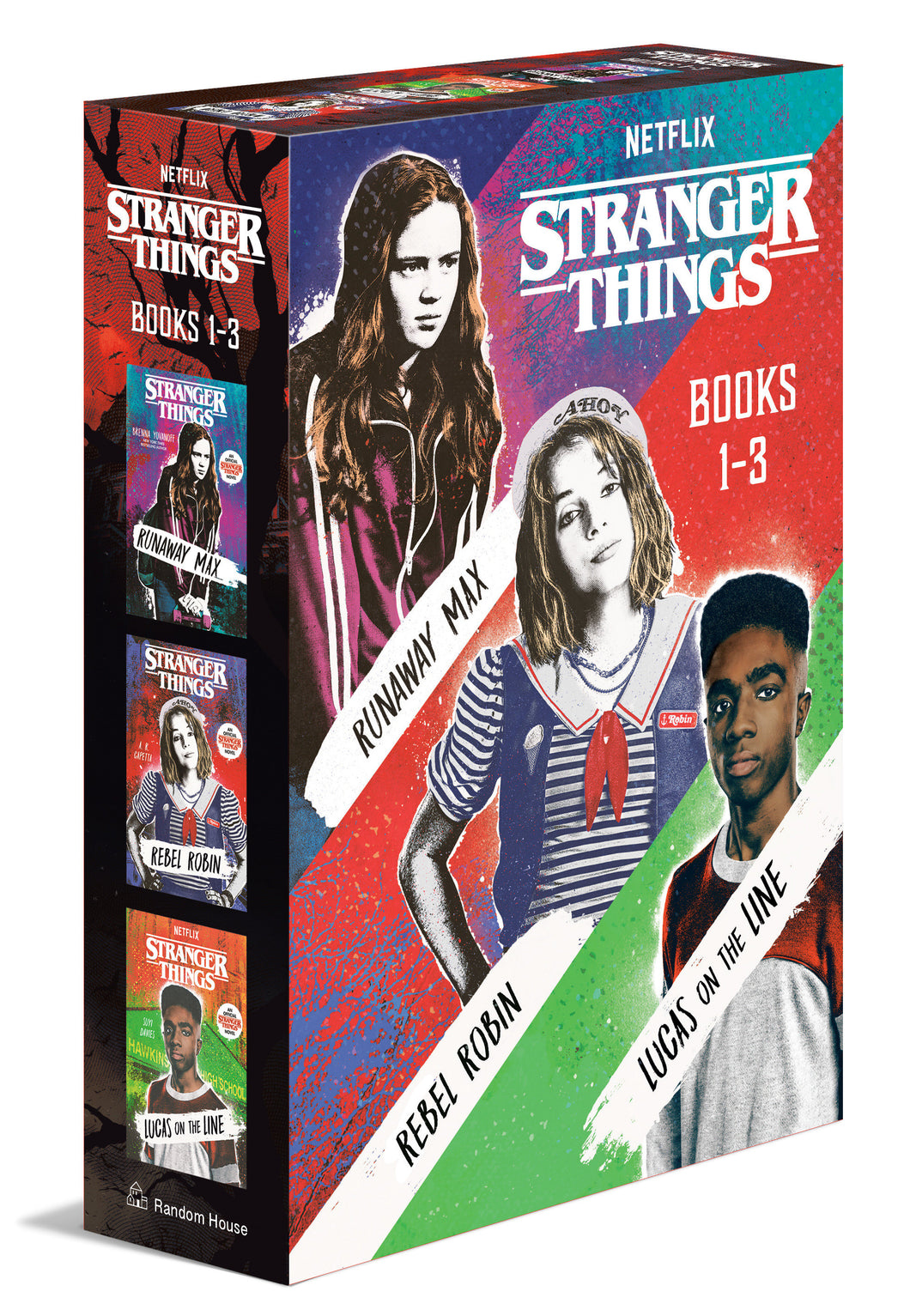 STRANGER THINGS BOXED SET, BOOKS 1-3: RUNAWAY MAX, REBEL ROBIN, AND LUCAS ON THE LINE