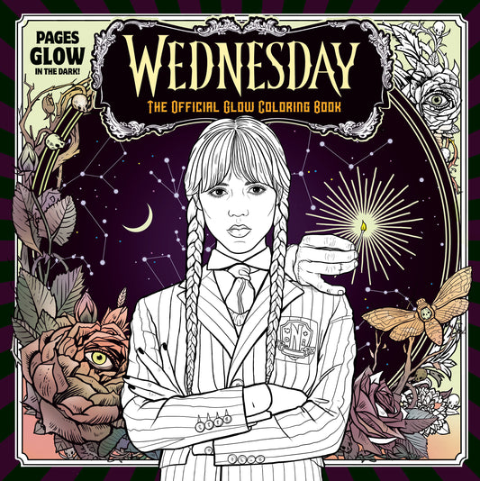 WEDNESDAY OFFICIAL GLOW COLORING BOOK