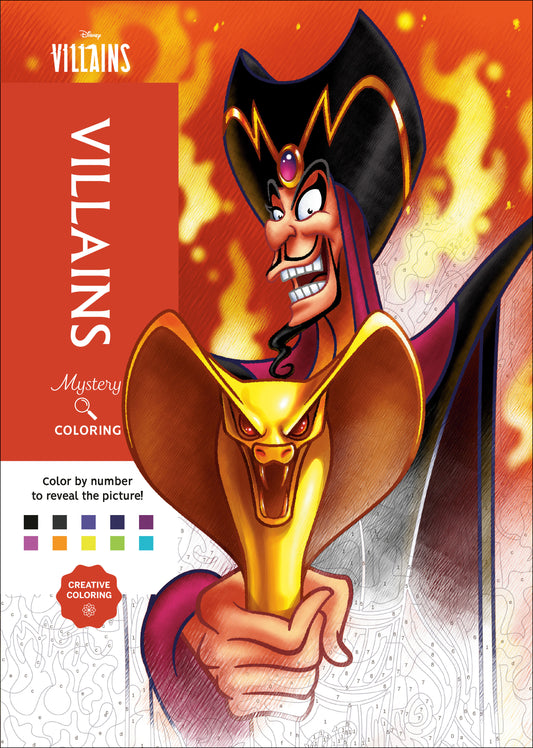 DISNEY MYSTERY COLORING: DISNEY VILLAINS