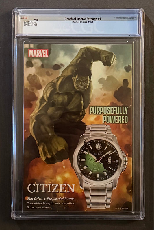 Death of Doctor Strange #1 CGC 9.6 WP Marvel 2021 Jed MacKay Lee Garbett Kaare Andrews