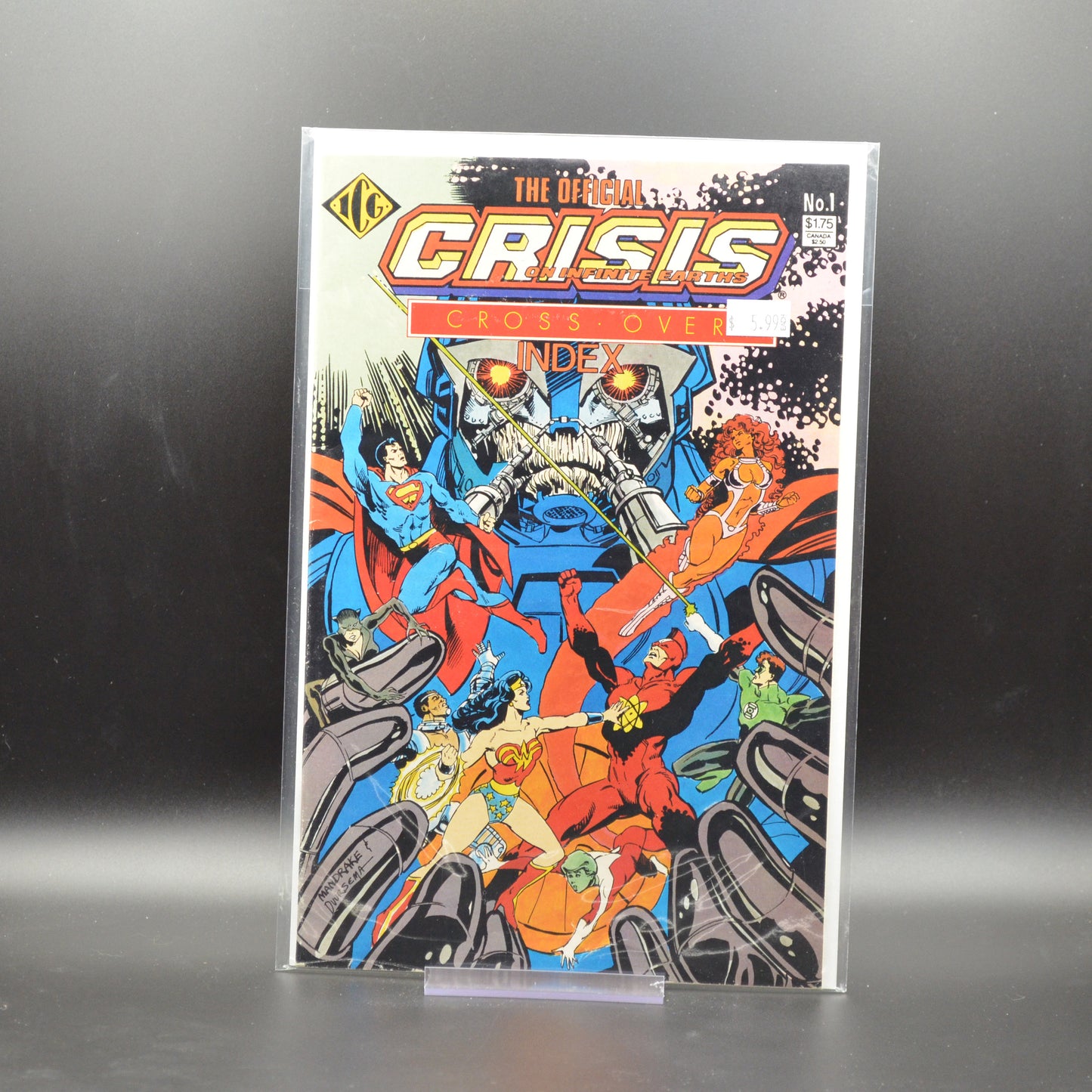 OFFICIAL CRISIS ON INFINITE EARTHS CROSSOVER INDEX