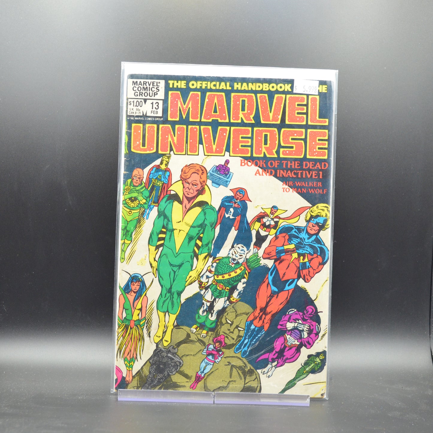 OFFICIAL HANDBOOK OF THE MARVEL UNIVERSE #13