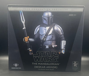 Star Wars Mandalorian Beskar Armor 1:6 Scale Mini-Bust SDCC 2020 PX Exclusive LE