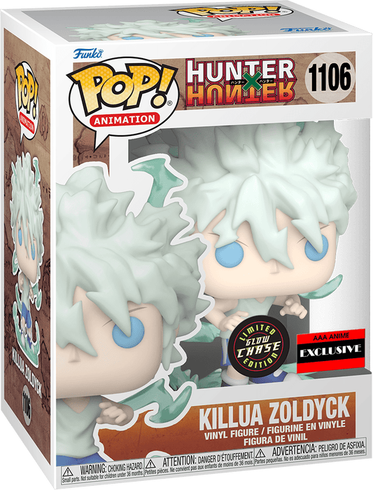 AAA exclusive chase Killua Zoldyck (God Speed/Glow In The Dark)