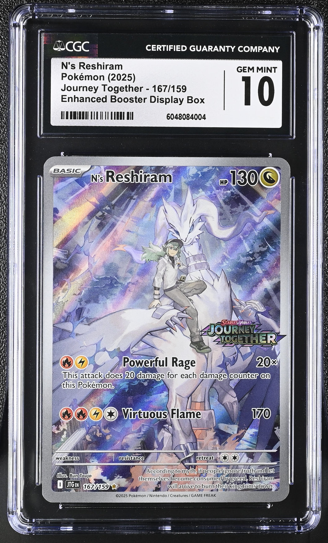 N's Reshiram - GEM MINT 10