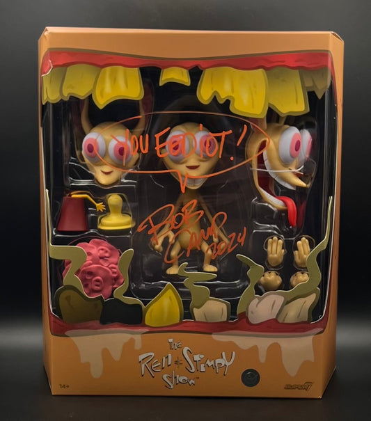 Ren & Stimpy Combo signed by Bob Camp