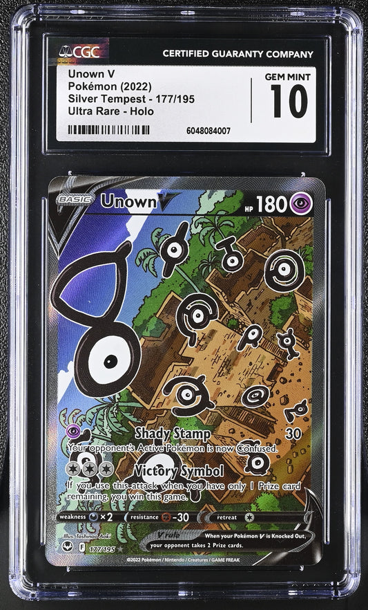 Unown V - GEM MINT 10