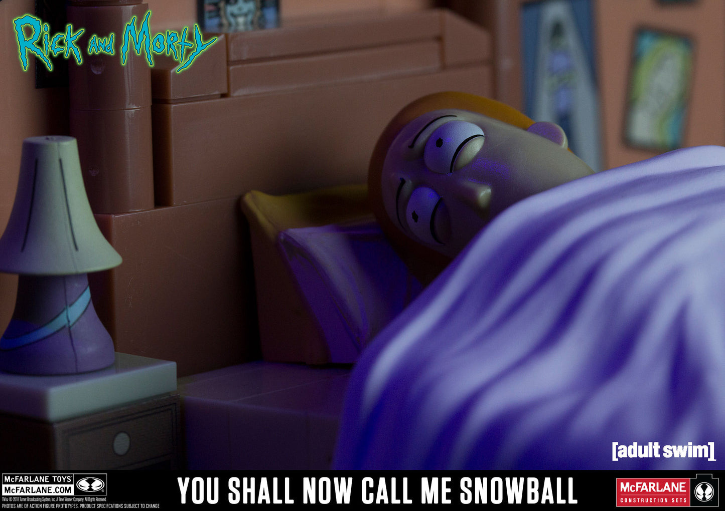 Rick and Morty You Shall Now Call Me Snowball McFarlane Building Set 129 Pcs