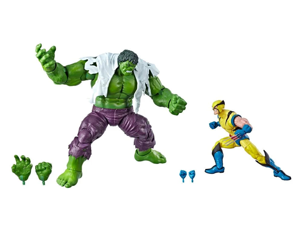 Marvel Legends 80th Anniversary 6 Inch Action Figure 2-Pack - Wolverine vs Hulk