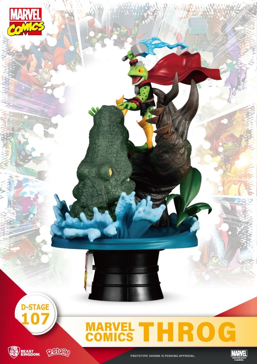 Beast - Kingdom - Marvel Comics - D-Stage - Throg Special Edition 6" Statue