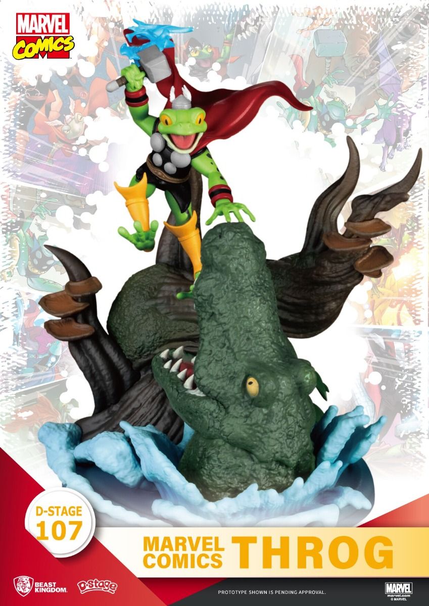 Beast - Kingdom - Marvel Comics - D-Stage - Throg Special Edition 6" Statue