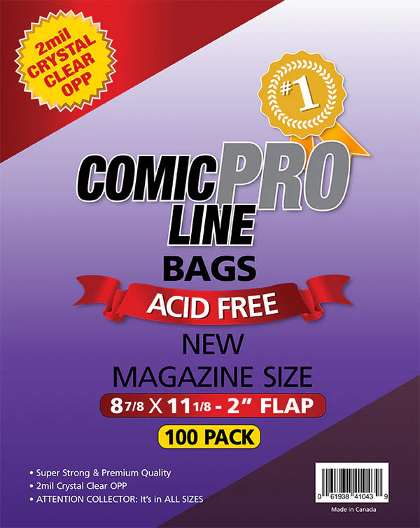 New Magazine Size – with 2″ flap