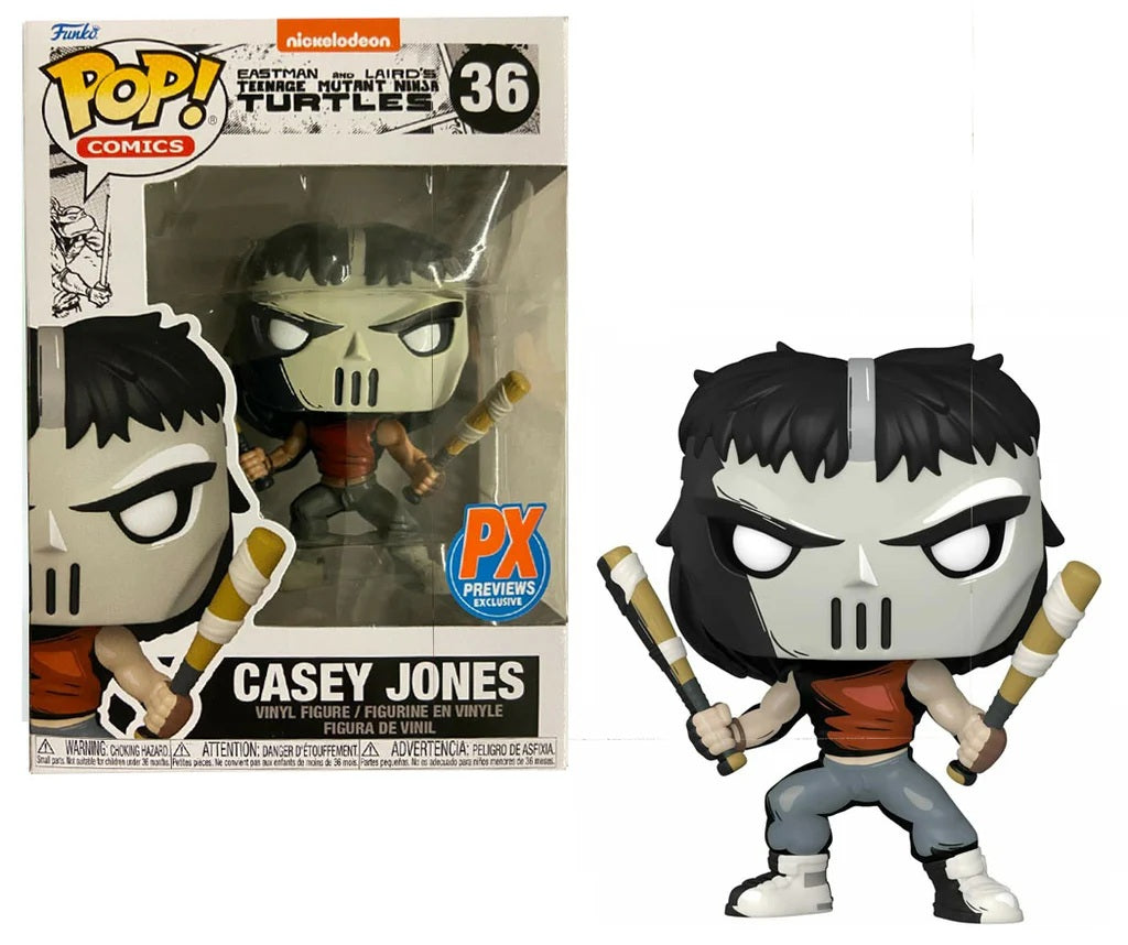 Funko Pop! Comics: Teenage Mutant Ninja Turtles - Casey Jones #36 - Exclusive